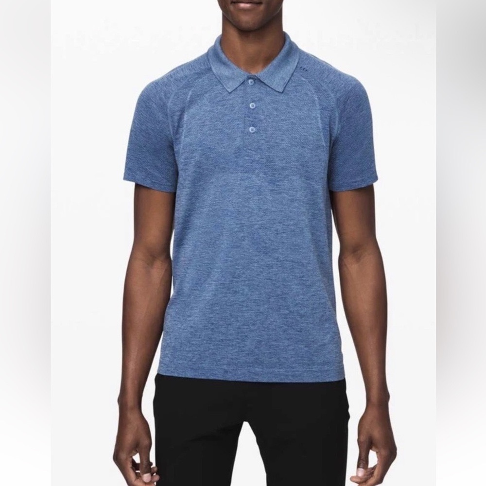 LULULEMON Metal Vent Tech Polo 2.0 Blue